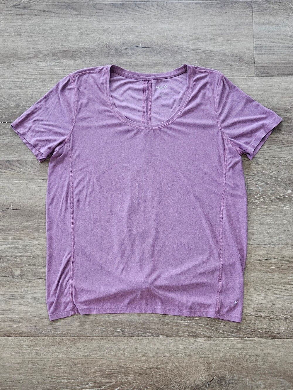 Old Navy Lavender Scoop Neck Tie Back Short Sleeve Tee Size L
